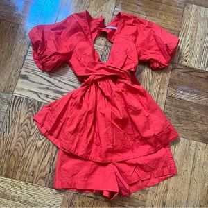 Free people matching shorts set